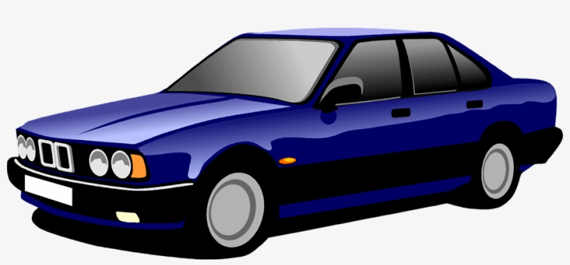 Car Clipart Sedan - Blue Car Clipart, transparent png #1198796