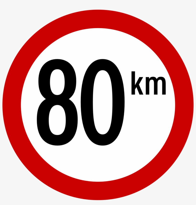 Indonesia New Road Sign Pro 4h - Speed Sign Png, transparent png #1198875