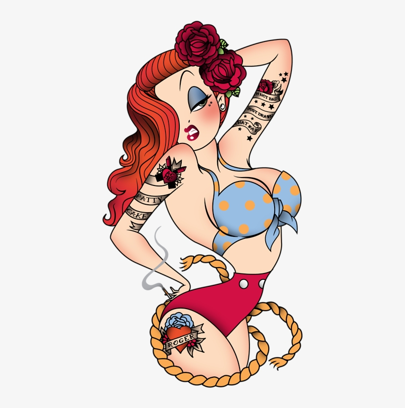Considering A Said He Was Going To Get A Jessica Rabbit - Js & Caren Sexy Savage Pirate Pin Up Girl Flip, transparent png #1198880