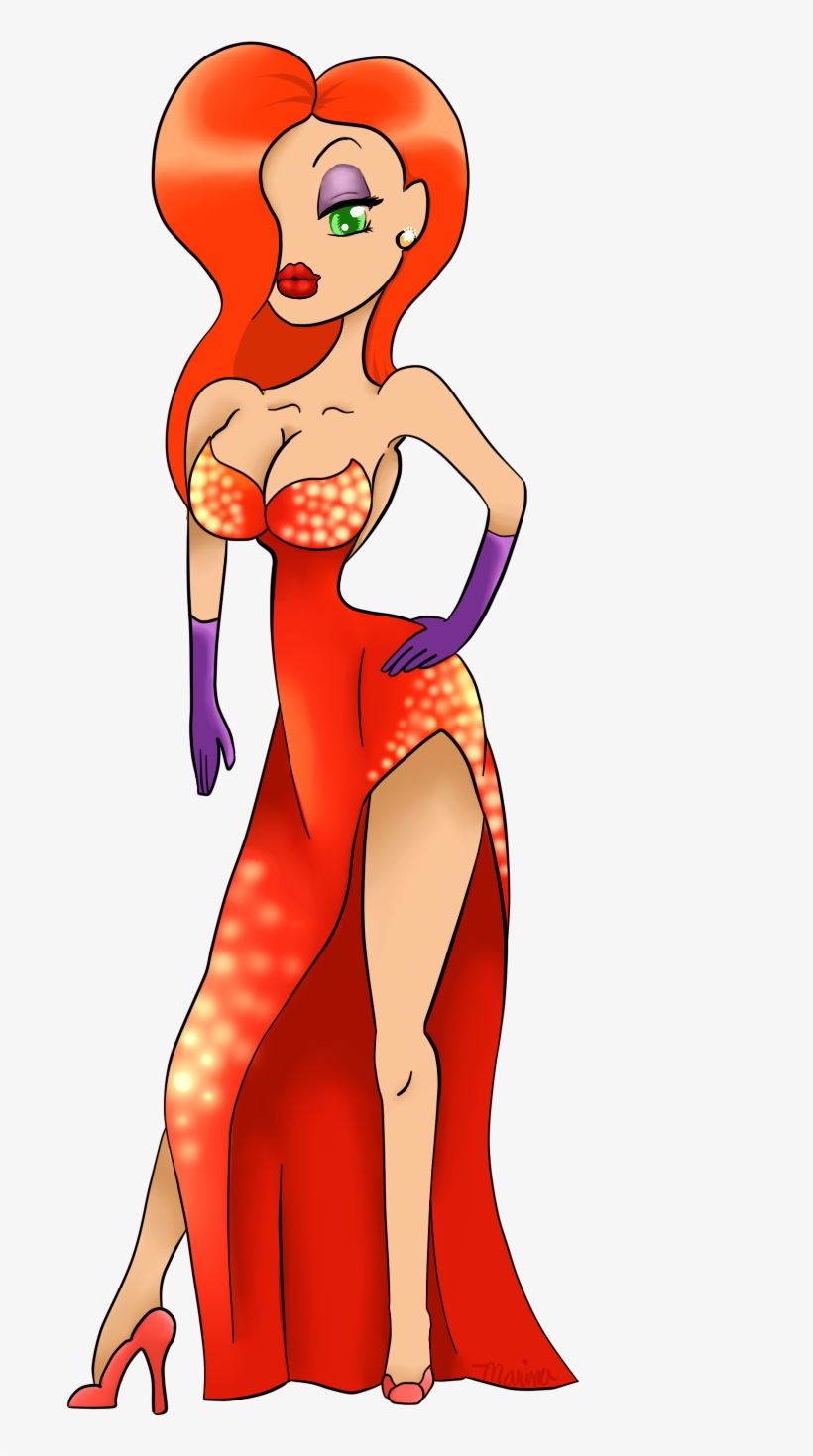 Jessica Rabbit Fan Art - Cartoon, transparent png #1199052