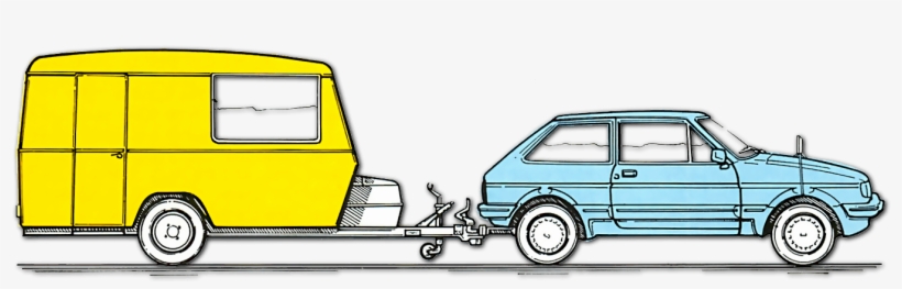 Car And Caravan - Car And Caravan Png, transparent png #1199378