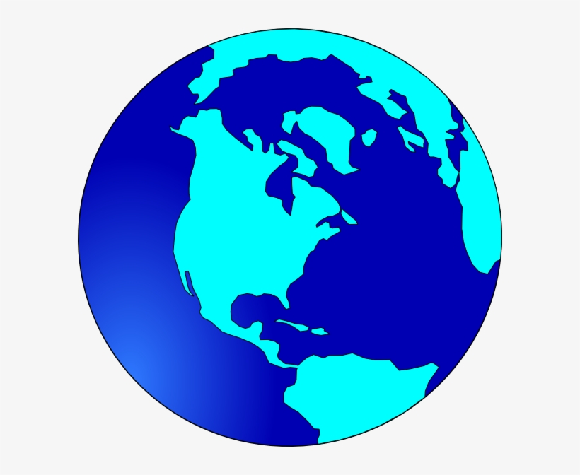 Earth Light Blue Clip Art At Clker - Travel Planet Brochure Earth, transparent png #1199424
