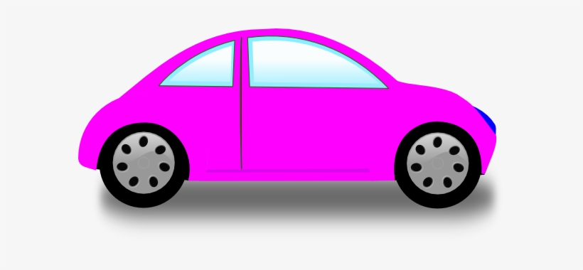 Cartoon Car Pictures Clip Art - Pink Car Clipart, transparent png #1199425