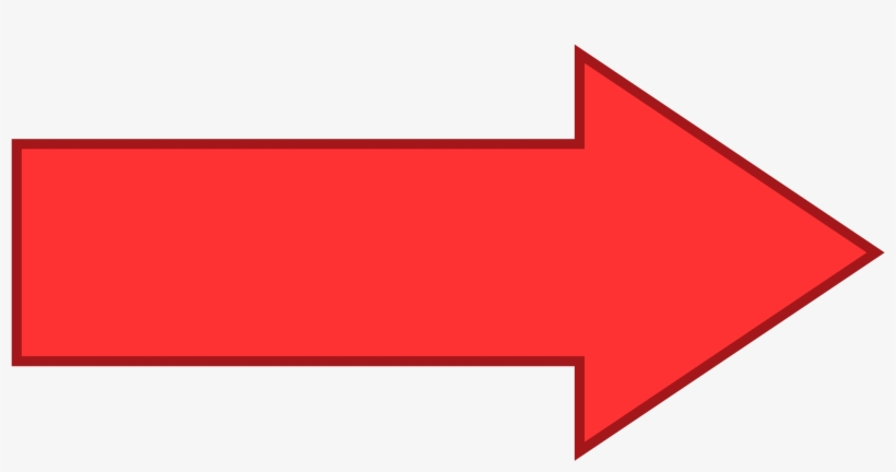 Arrow Facing Right - Red Right Arrow Png, transparent png #120348