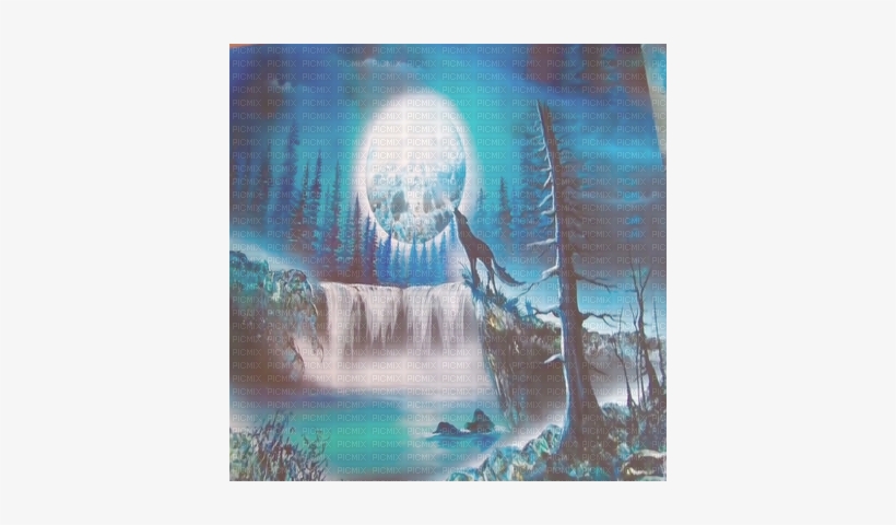 Wolf Painting Bg Transparent - Painting, transparent png #120392