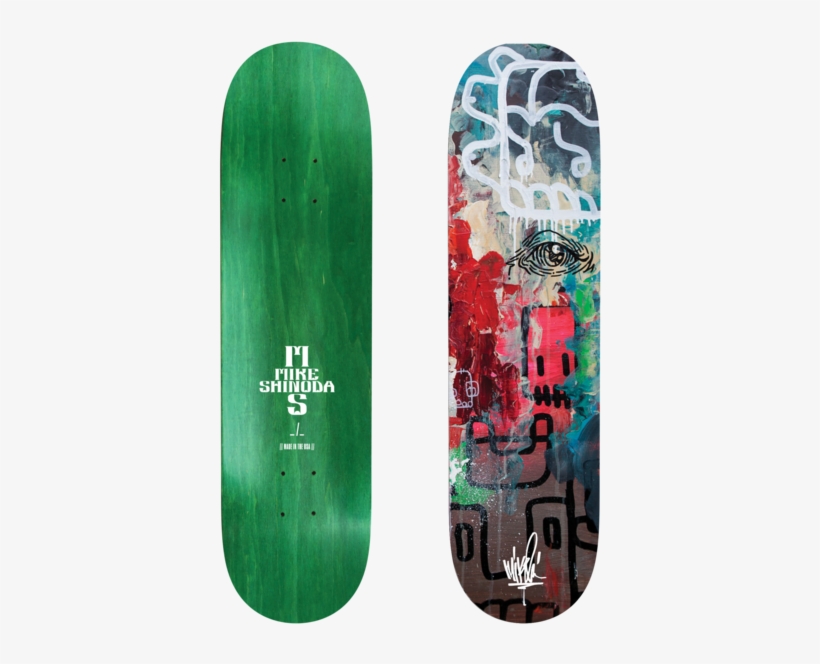 Connected Triptych Skate Deck Set - Mike Shinoda, transparent png #120762