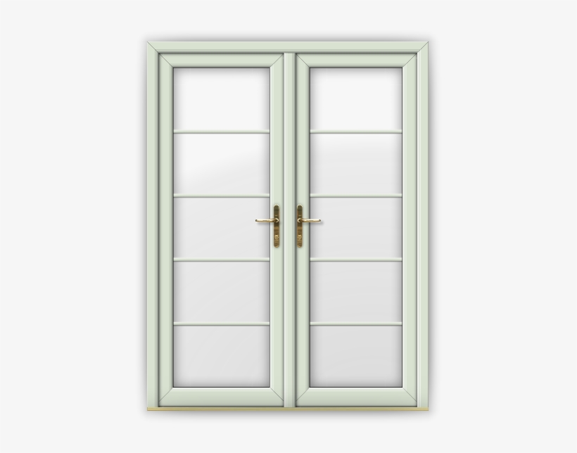 French Door White Fo - Shower Door, transparent png #120764