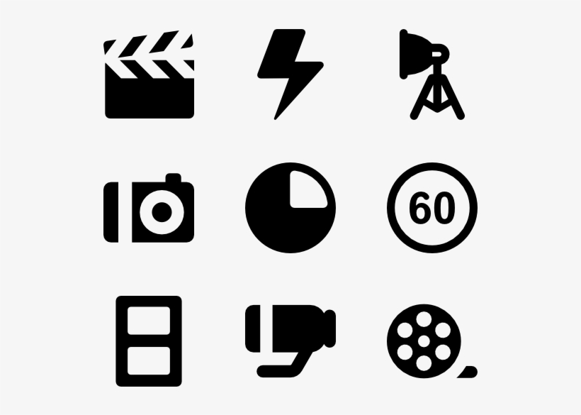 Cameras And Camcorders Rounded - Camera Icons, transparent png #121473