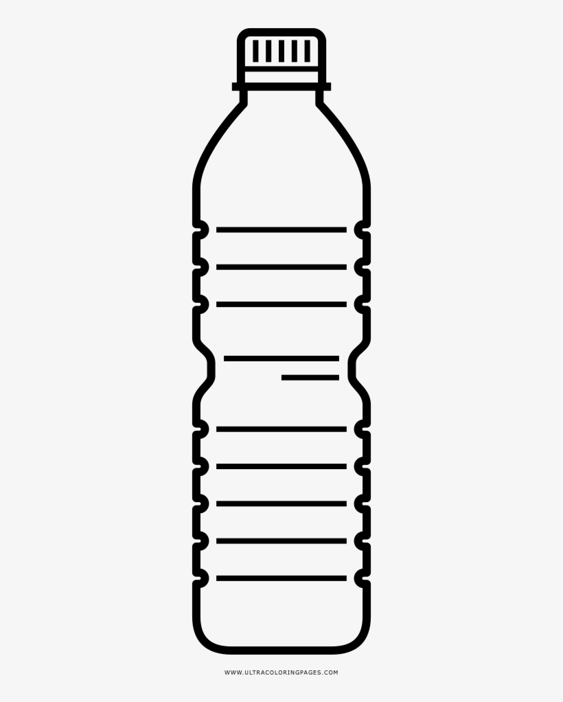 Water Bottles Plastic Bottle Drawing Botella De Plastico Dibujo Free Transparent Png Download Pngkey