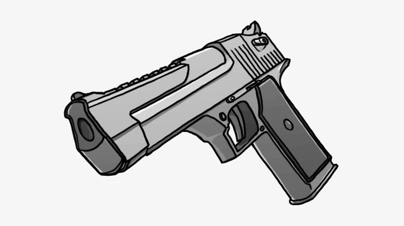 Gun Clipart Real - Transparent Gun Drawing, transparent png #122025