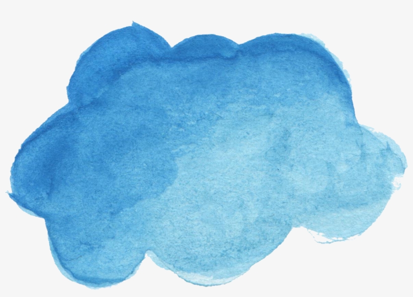 Watercolor Clouds Png - Polar Fleece, transparent png #122043