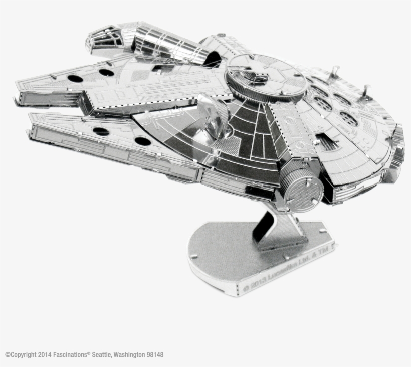 Millennium Falcon Star Wars Png Free Download - Fascinations Metal Earth Star Wars: Millenium Falcon, transparent png #122063
