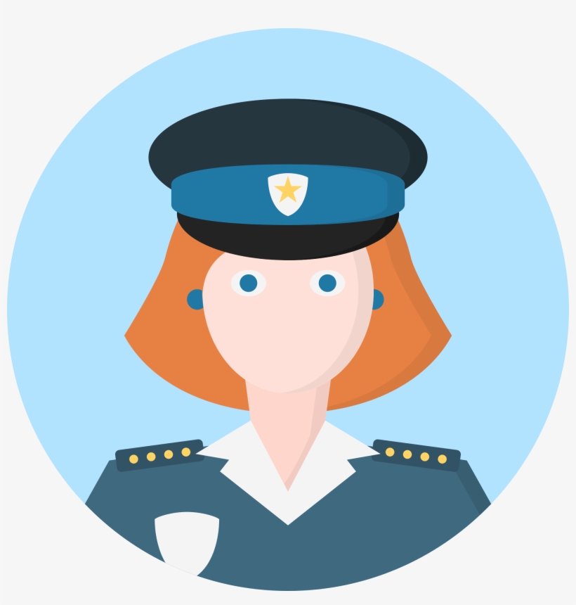Woman Vector Police - Women Police Png, transparent png #122236