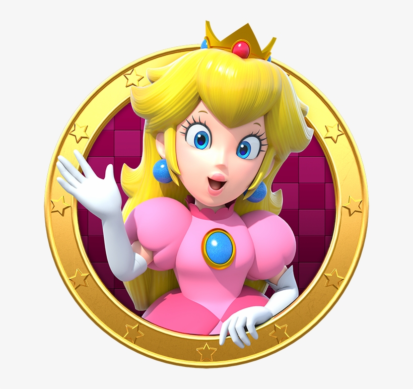 Peach Clipart Star - Princess Peach Mario Party Star Rush, transparent png #122280