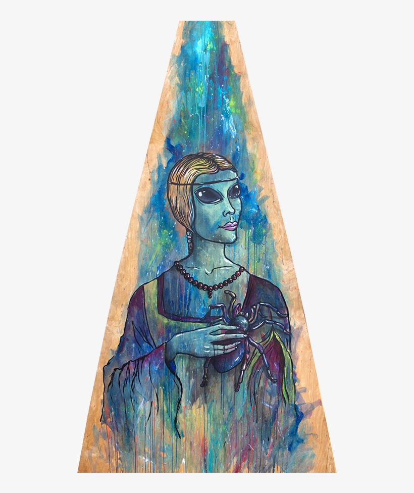 Lady With A Tarantula - Art, transparent png #122638