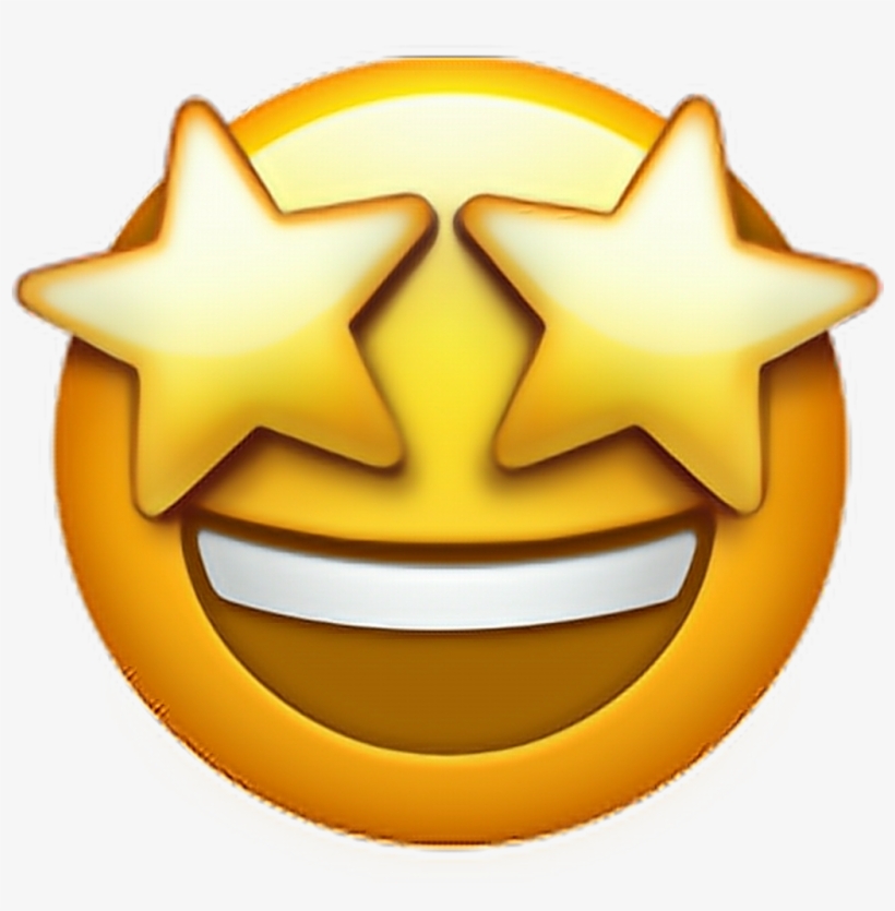 Star Emoji Transparent Png Emoji Ojos De Estrella Free Transparent
