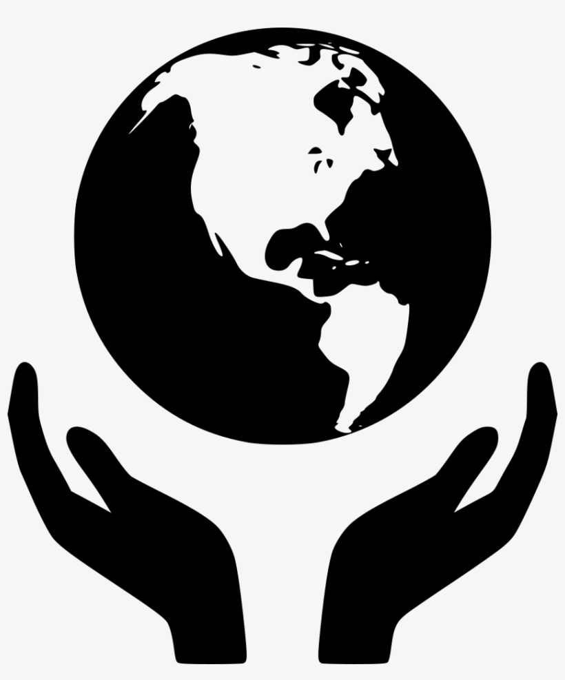 World Hand Svg Png Icon Free Download - Hands Holding The World, transparent png #122729