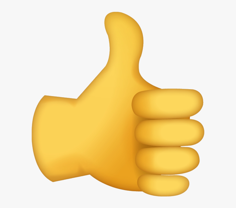 thumbs up emoji pillow