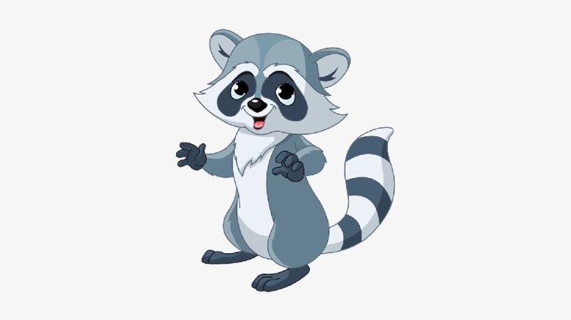 Raccoon Png - Cartoon Raccoon, transparent png #123452