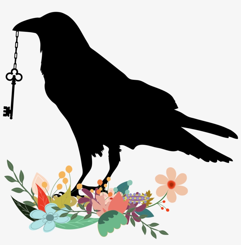 This Free Icons Png Design Of Raven With Key, transparent png #123594