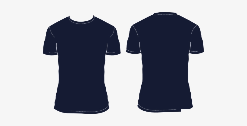 T Shirt Template Blank Shirt T Shirt T Shi - Navy Blue Shirt Template, transparent png #123825