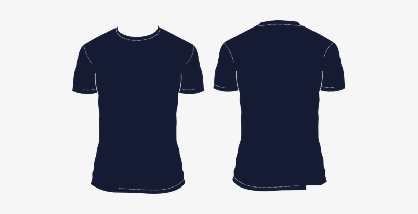 Download T Shirt Template Blank Shirt T Shirt T Shi - Navy Blue ...