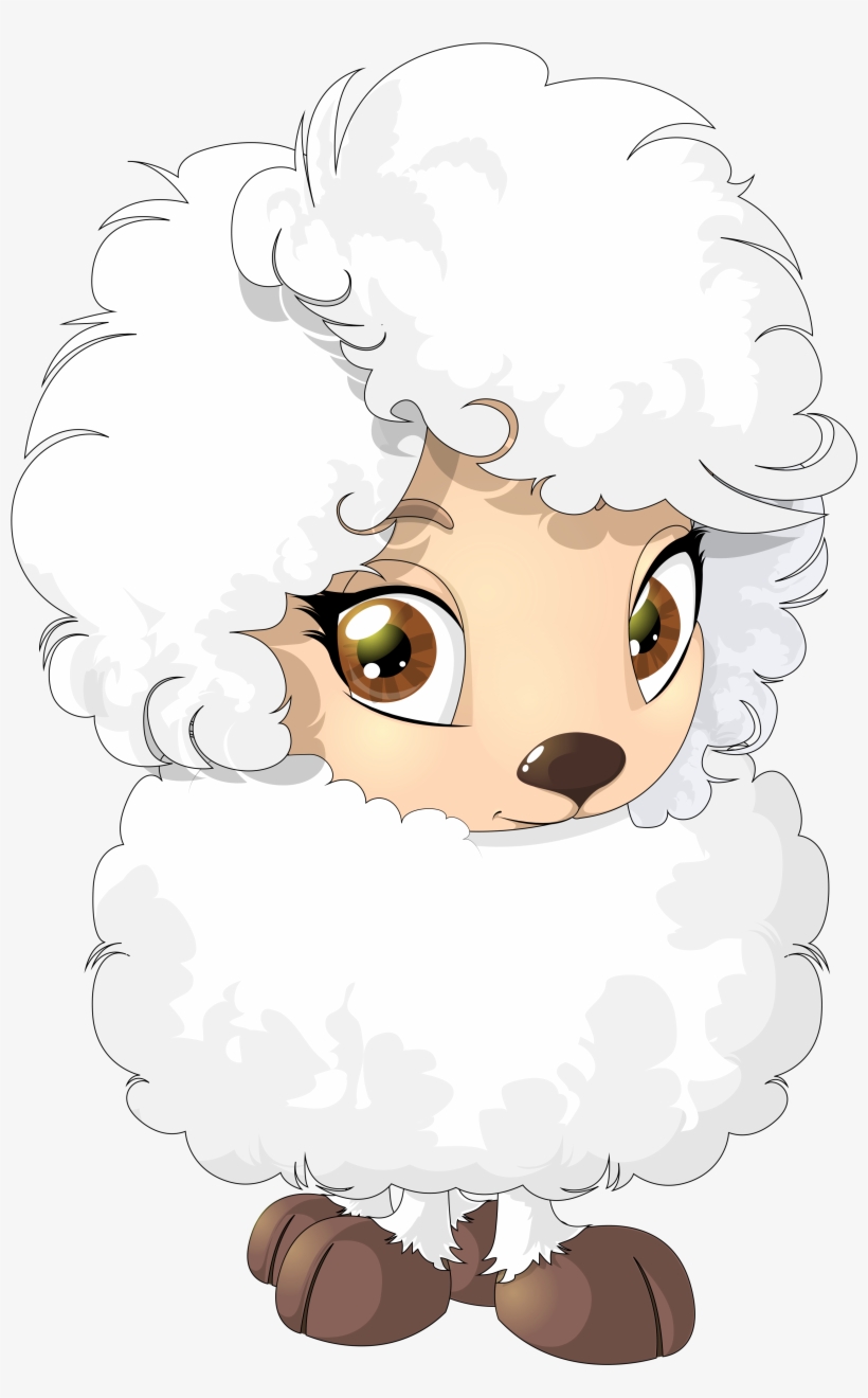 Cute Sheep Png, transparent png #123851
