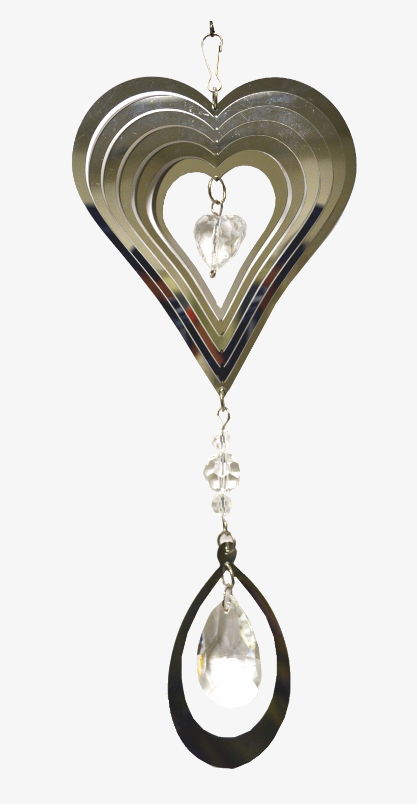 Jpg Black And White Stock Crystal Transparent Spinner - Silver, transparent png #123917