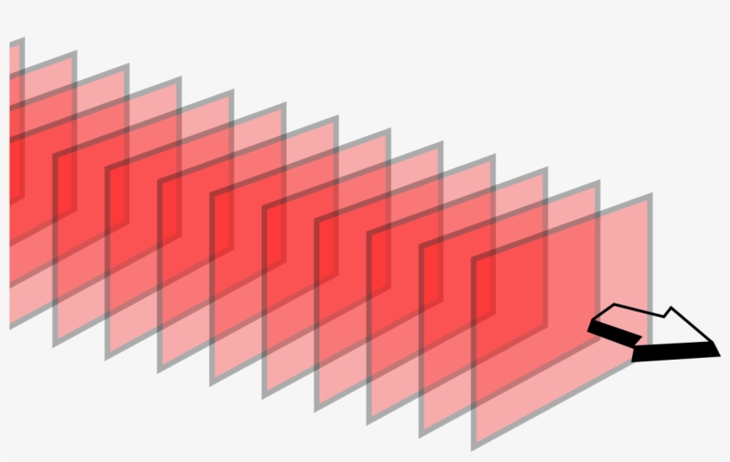 In 3d View, The Structure Of The Wave Is - Plane Wave Wavefront, transparent png #123936