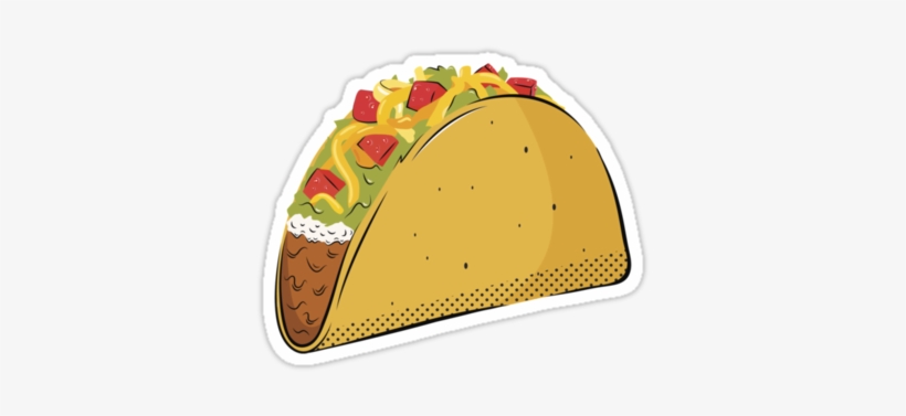 Taco Sticker - Pumpkin Pie, transparent png #124396