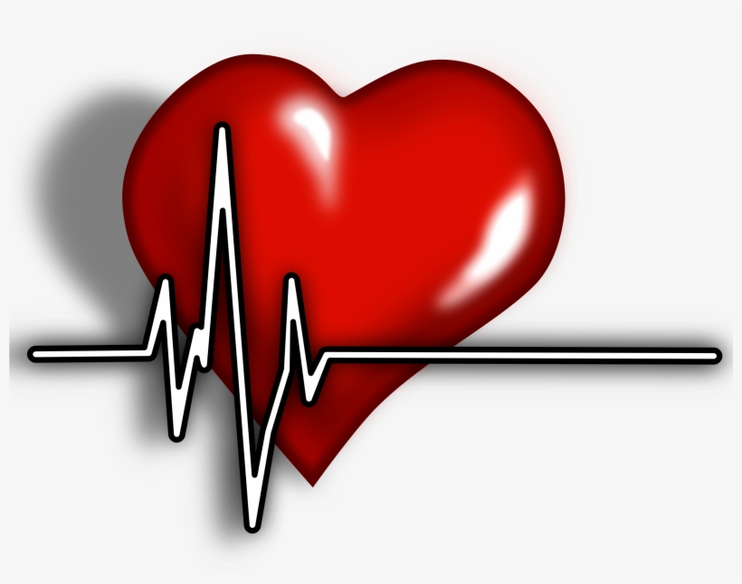 Heart Ecg Logo - Cardiac Clipart, transparent png #124464