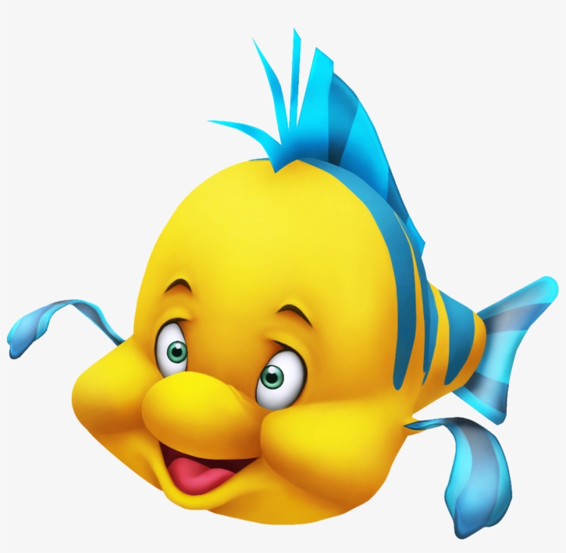 Yellow Fish From Little Mermaid, transparent png #124486