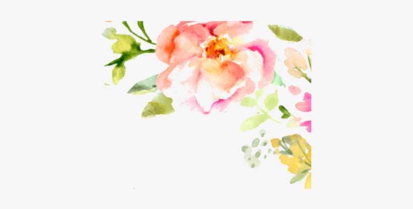 Sonja Is An Animated, Enthusiastic, Energetic Speaker - Watercolor Flowers Border Free, transparent png #124788