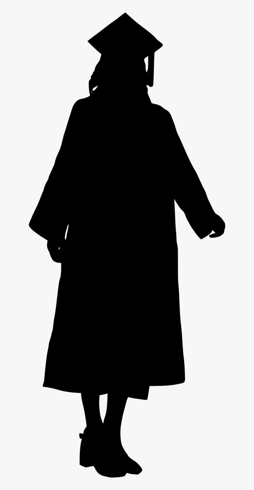 Png File Size - Silhouette Of A Man Walking Away, transparent png #125143