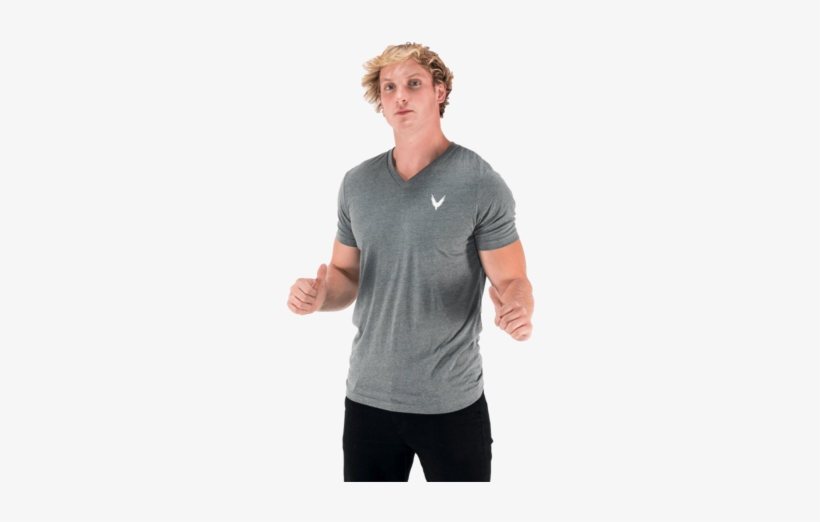 Logan Paul Wearing The Maverick V-neck - Logan Paul Transparent Background, transparent png #125253