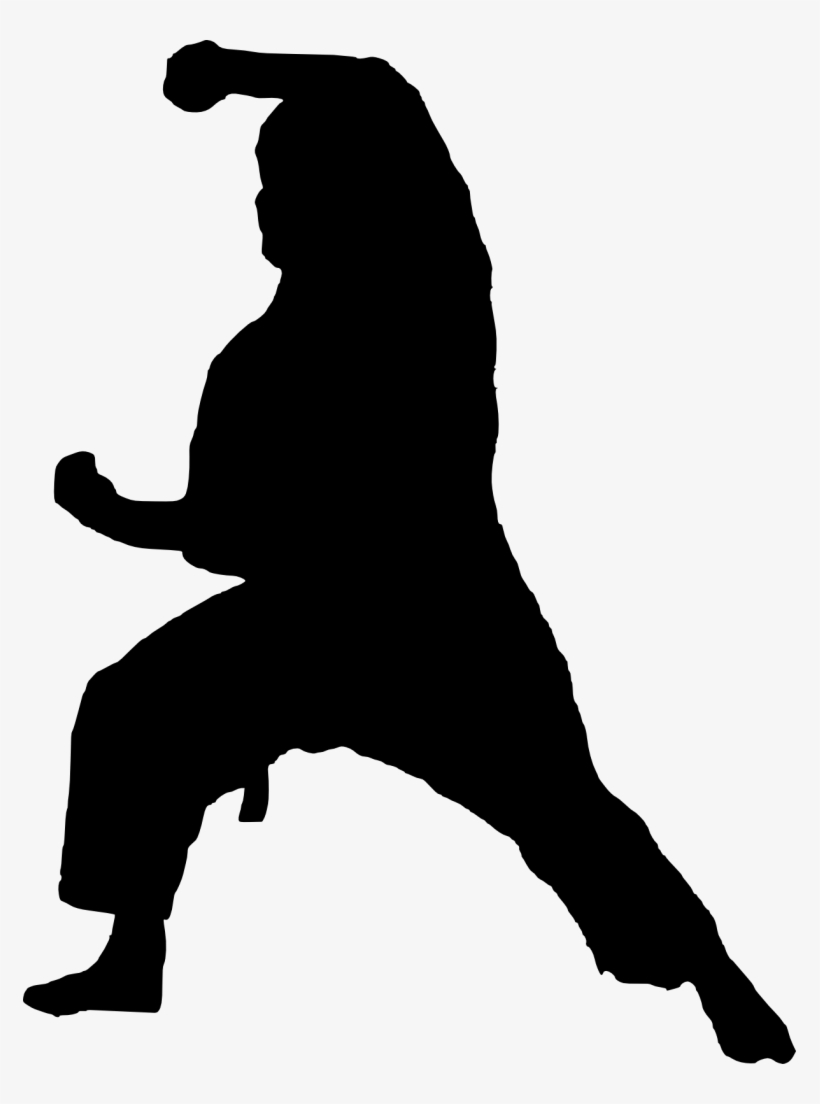 Png File Size - Karate Shadow, transparent png #125457