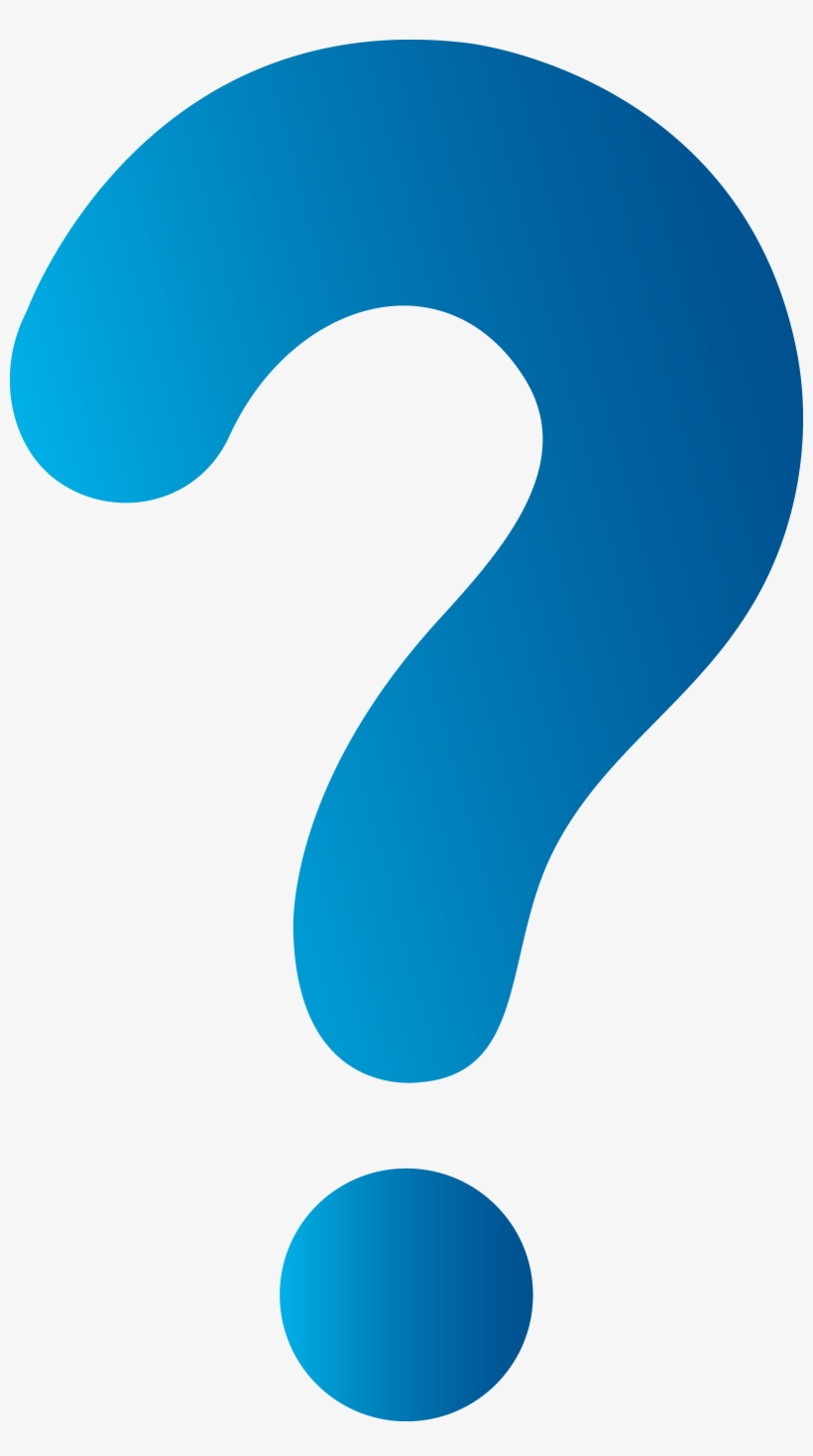 Question Mark Png - Blue Question Mark, transparent png #125599