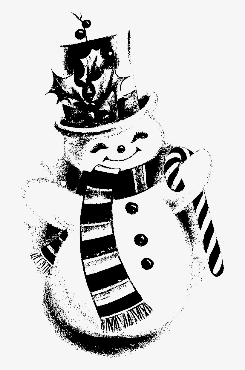 Clipart Snowman Old Fashioned - Clip Art, transparent png #125622