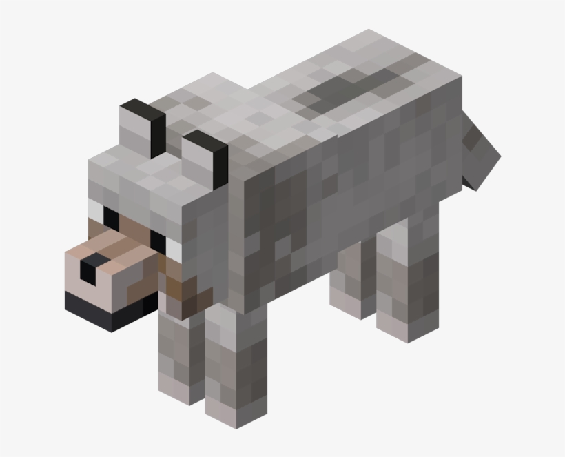 Minecraft Wolf, transparent png #125649