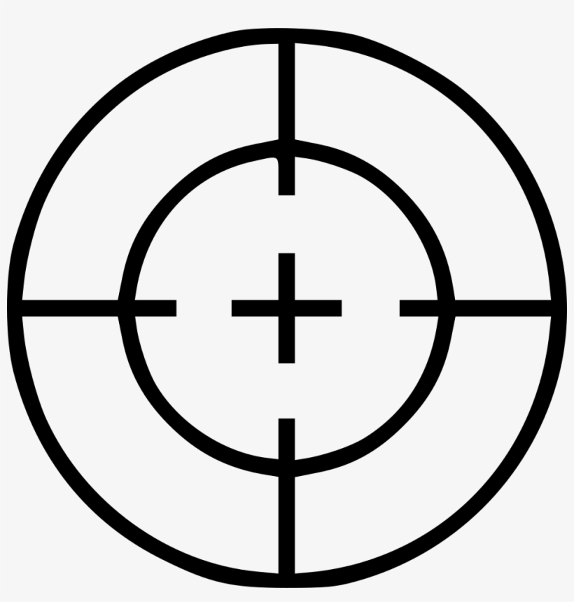 Circle Cross Gun Hunting Sight Sniper Target Comments - Gun Peephole, transparent png #126137