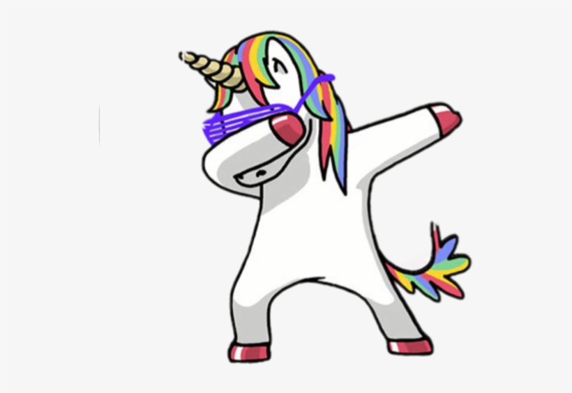 Unicorn Transparent Dab - Unicorn T-shirt Mugs, transparent png #126155