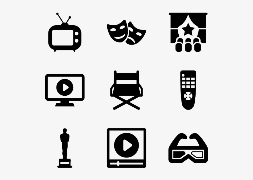 Movies - Real Estate Icons Png, transparent png #126179