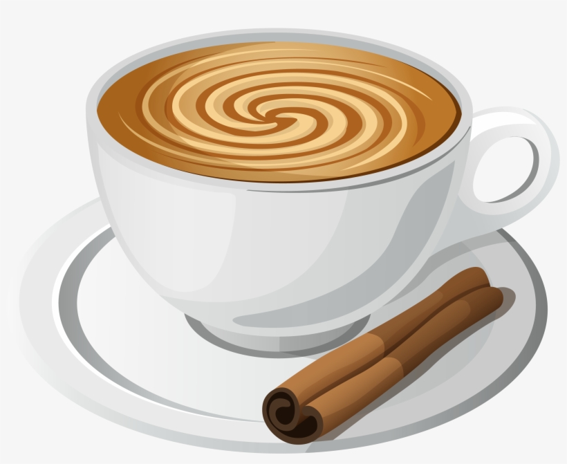 Coffee Latte Cappuccino Tea Paper - Clipart Coffee - Free Transparent
