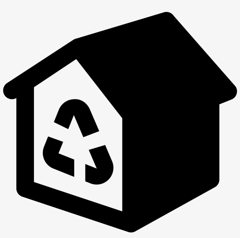3d House Icon - Recycle Center Icon, transparent png #127310