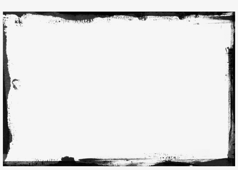 Retro Black Border Template - White Background With Black Border, transparent png #127313