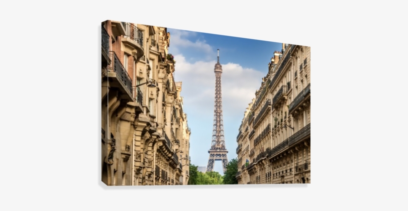 Parisian Flair Canvas Print - Eiffel Tower, transparent png #127356