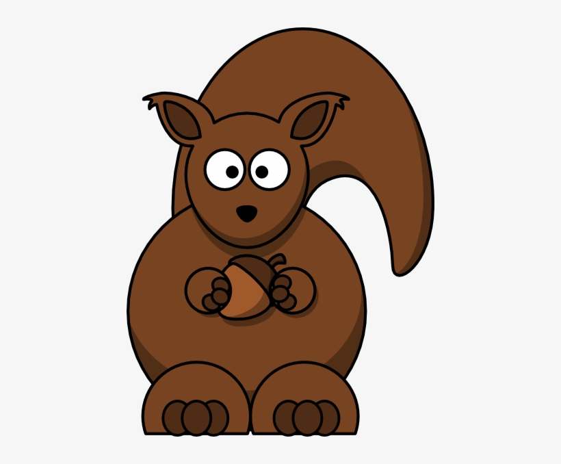 Cartoon Squirrel Clipper - Squirrel Clipart Transparent Background, transparent png #127374