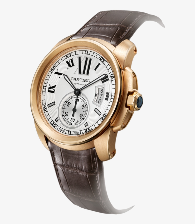 Women's Wrist Band Watch Png Image - Cartier Calibre De Cartier Steel - W7100037, transparent png #127376