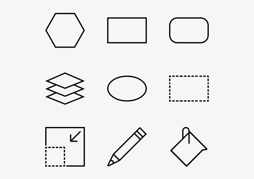 Software - Geometrical Figures Icons, transparent png #127402