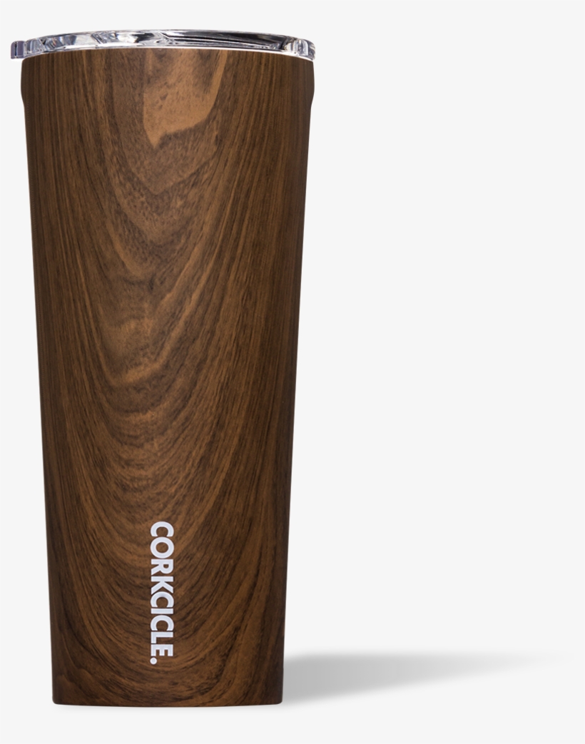 24oz Walnut Wood Tumbler - Corkcicle Tumbler, transparent png #127585